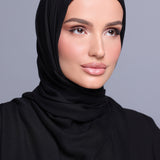Black Modal Hijab Set
