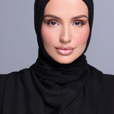 Black Modal Hijab Set