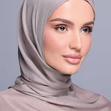 Taupe Modal Hijab Set